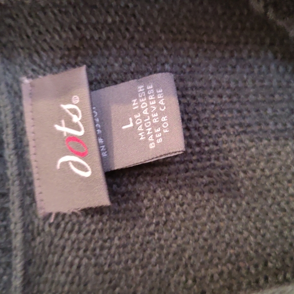 Dot's Short Sleeve Cowlneck Sweater Dress - Picture 5 of 11